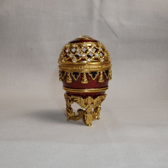 Joan Rivers Imperial Treasures Potpourri Enamel Egg Figurine - Picture 2 of 4